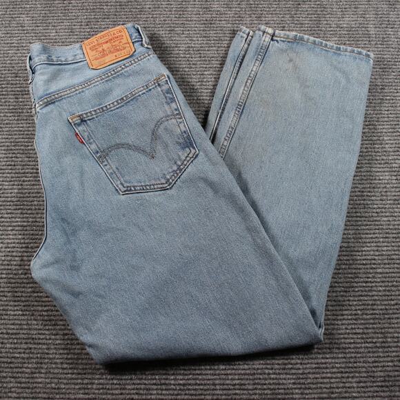 Levi’s 550 Jeans Mens 34x32 Light Wash Relaxed Fit Tapered Leg Non Stretch Y2K - Picture 1 of 12